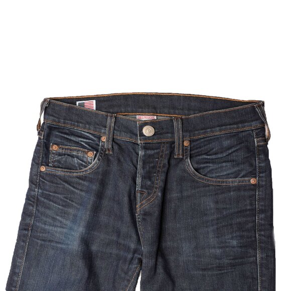 True Religion Rocco Dark Wash Slim Fit Jeans Men's Sz 28  Made in USA - Picture 9 of 13